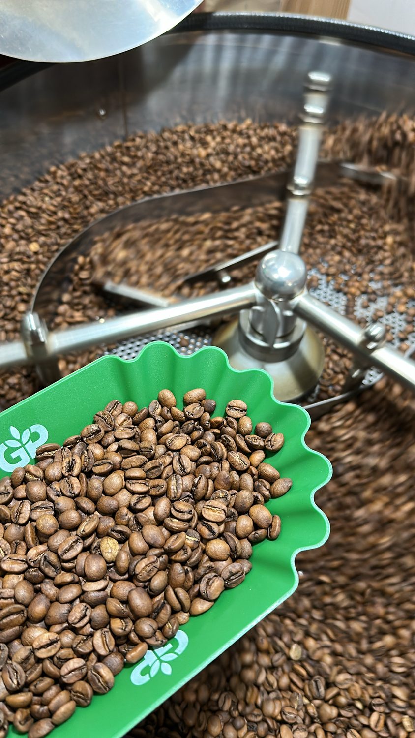 Café sendo preparado em casa