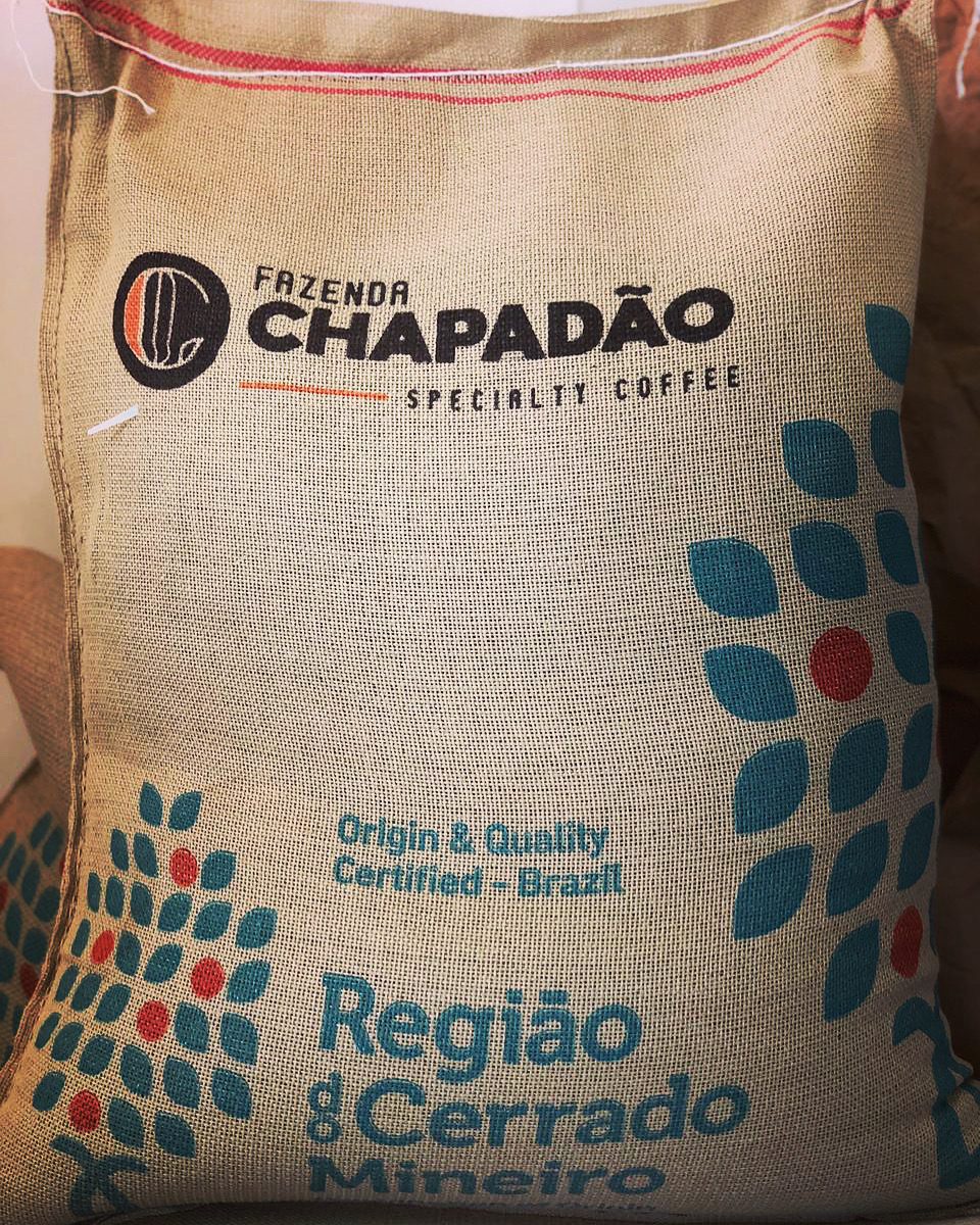 Saca da Fazenda Chapadão com identificação Cerrado Mineiro